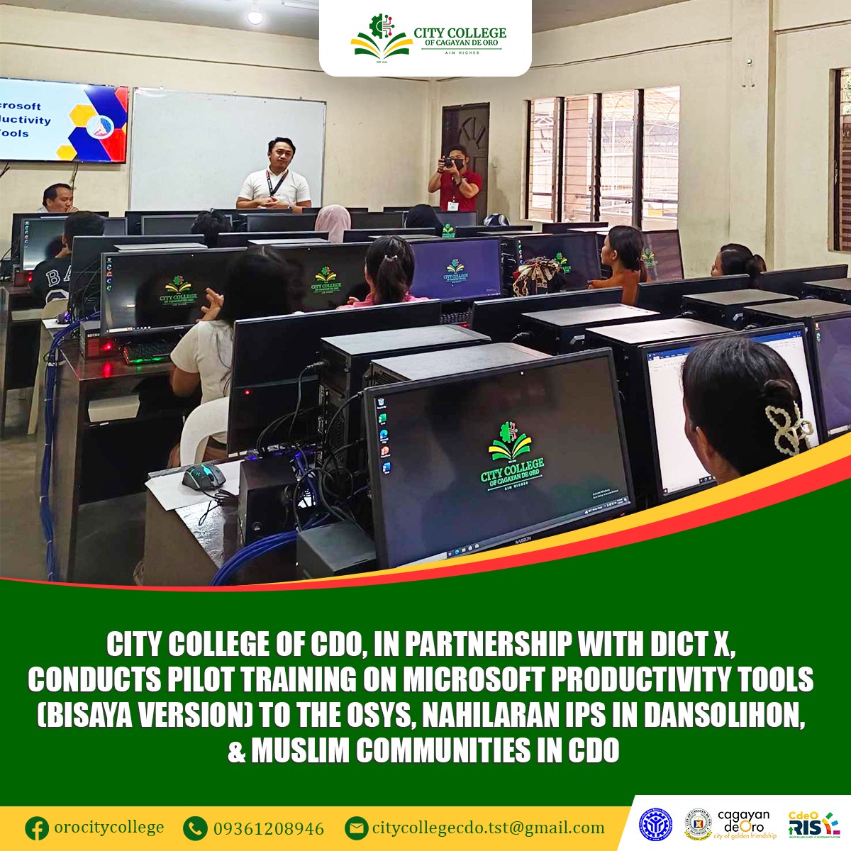 The Department of Information and Communications Technology Region 10 conducts a pilot training of the Microsoft Productivity Tools (Bisaya Version) - Image 3