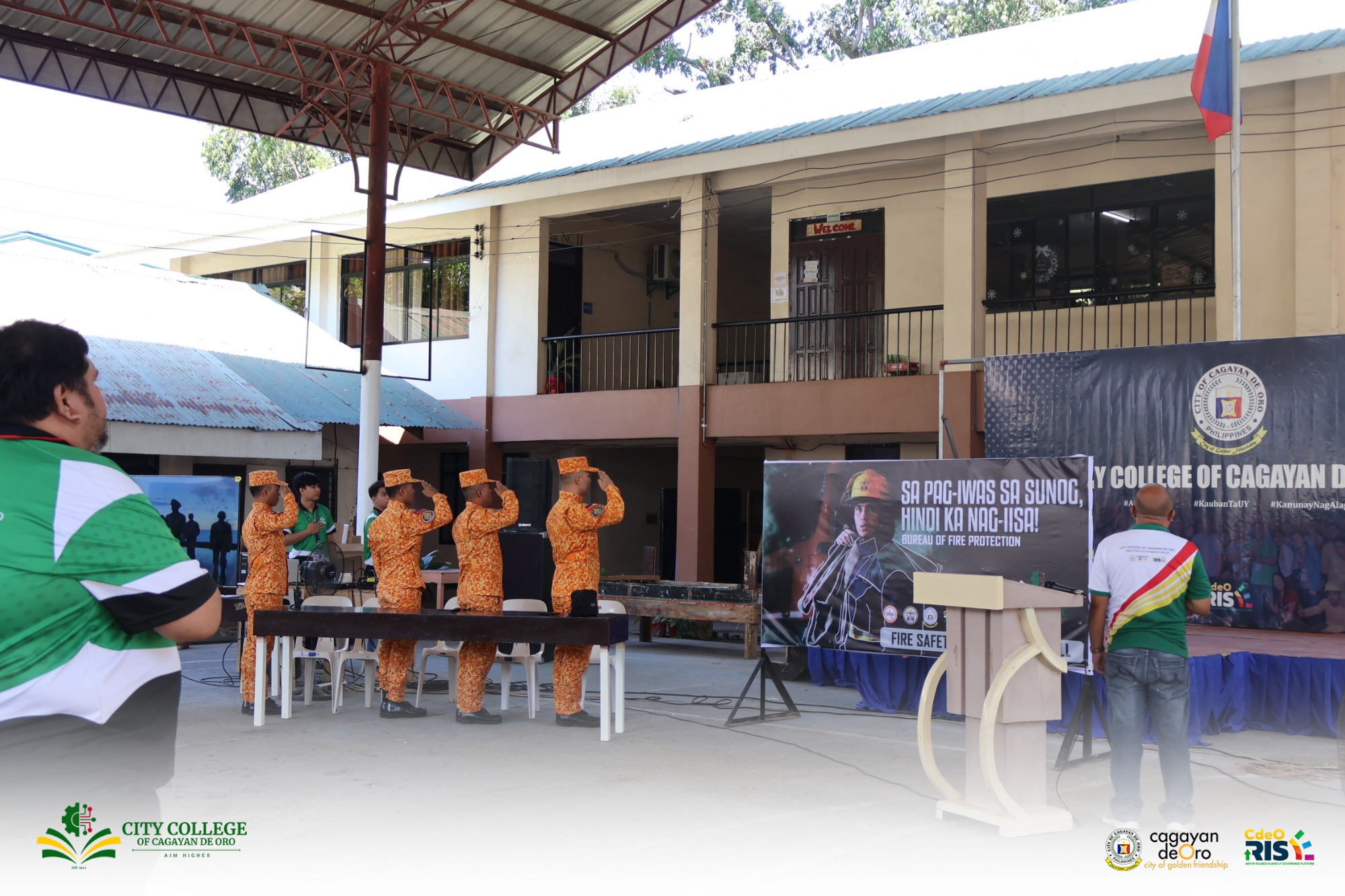 Fire Prevention Month City College of CDO Conducts Fire Safety Lecture and Drill