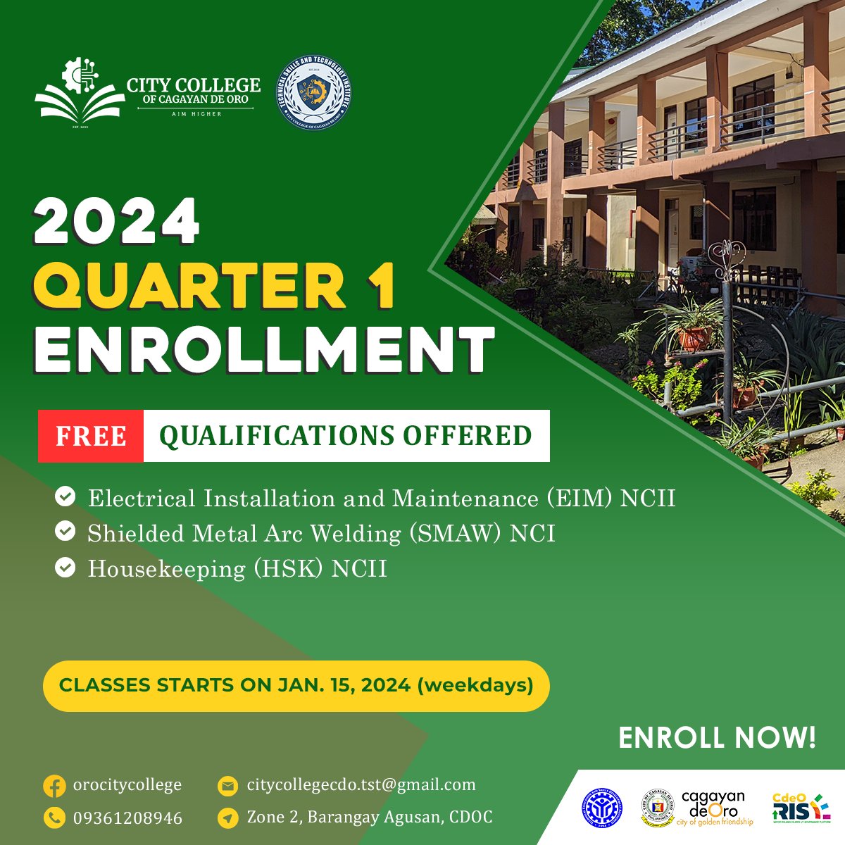 2024 1st Quarter Enrollment