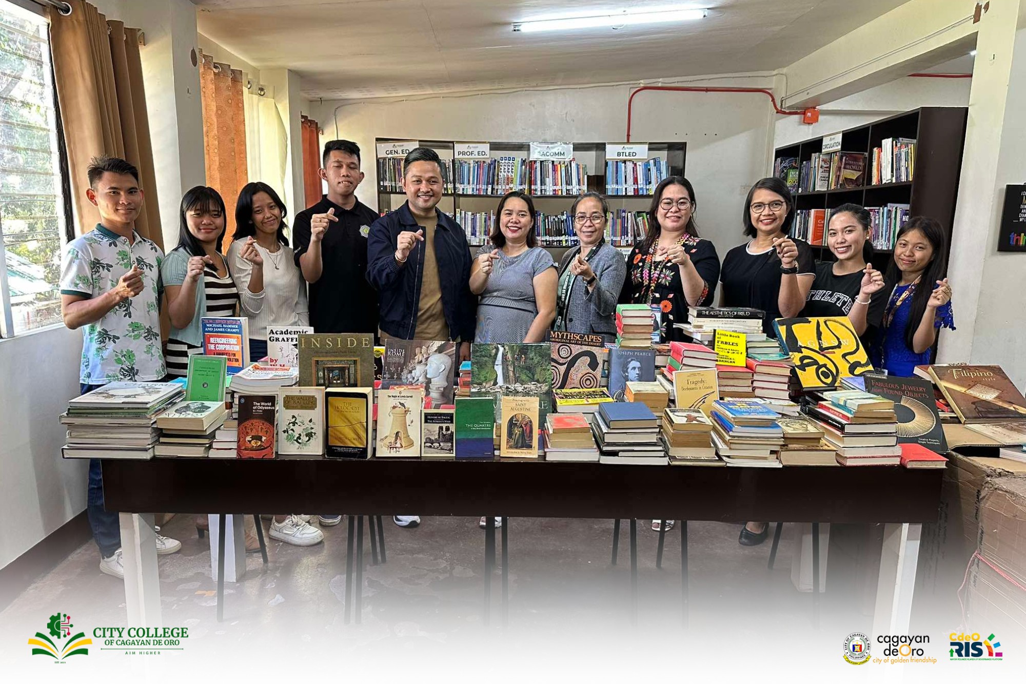 City College of CDO Receives Generous Book Donation from Myrvang Family - Image 3