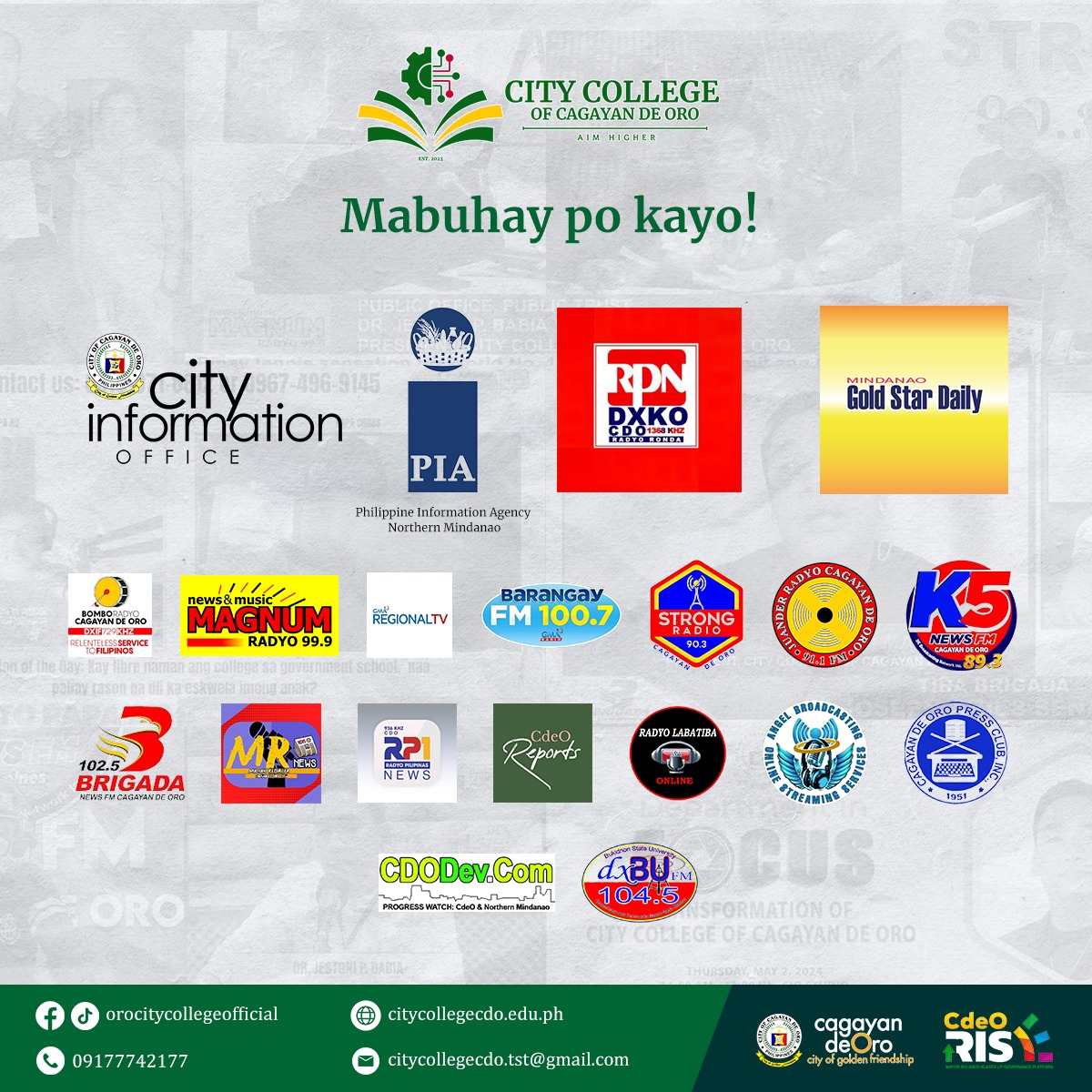 42nd Press Freedom Week: City College of Cagayan de Oro Honors Media’s Role in Advancing Education