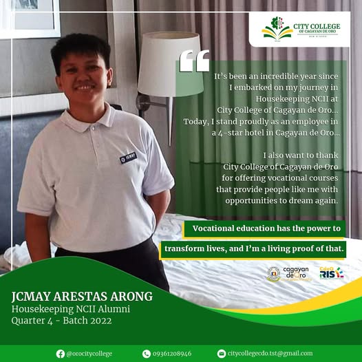 A Story of Grit: Jcmay Arong's Journey to Becoming a Successful Graduate