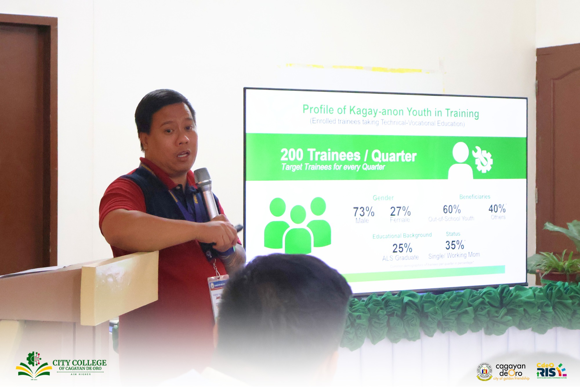 LGU-Mambajao of Camiguin Visits City College of CDO for a Benchmarking on TechVoc Programs