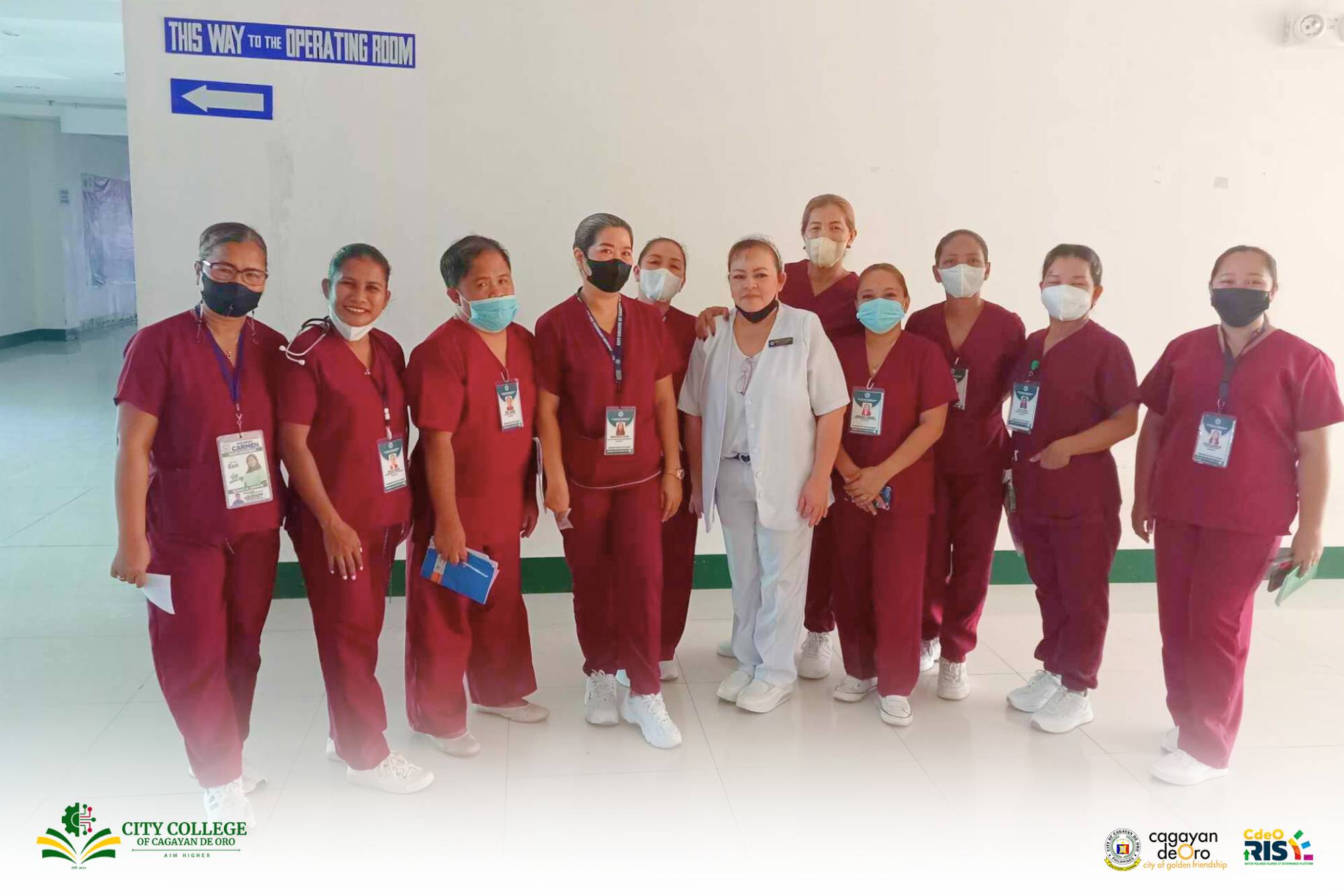 City College of CDO-TSTI BHS NCII Conducts Learning Exchange at JR Borja General Hospital - Image 3