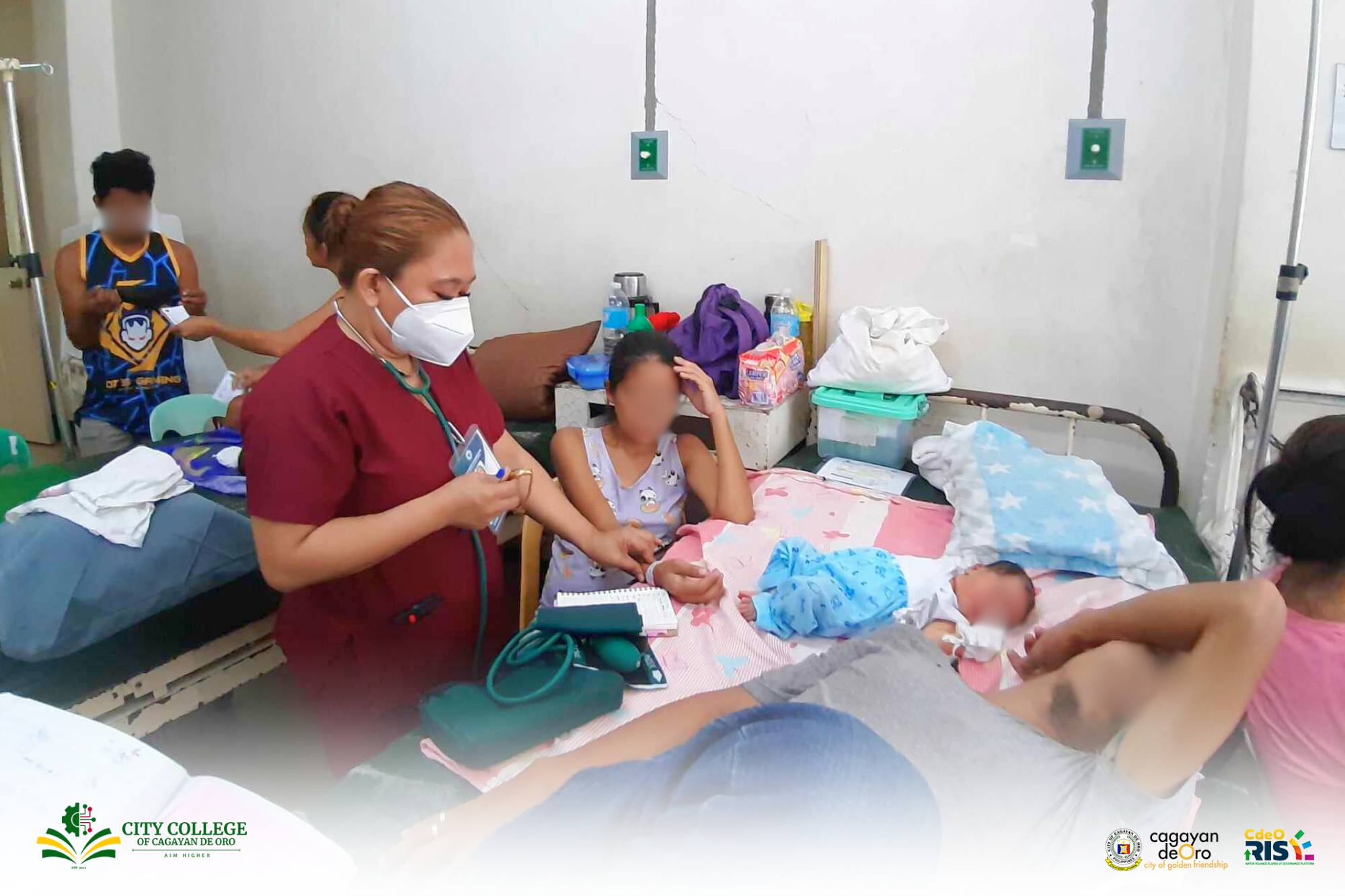 City College of CDO-TSTI BHS NCII Conducts Learning Exchange at JR Borja General Hospital