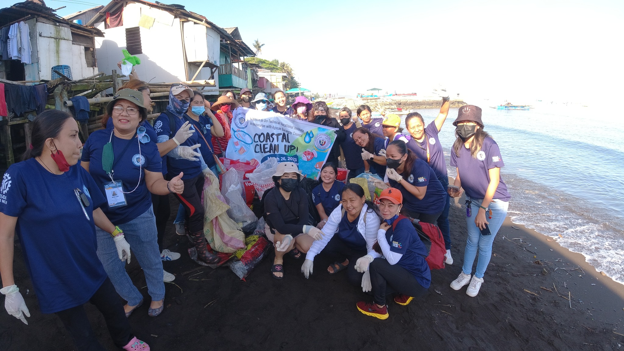 City College of Cagayan de Oro Participates in Coastal Cleanup at Gusa Coastal Road