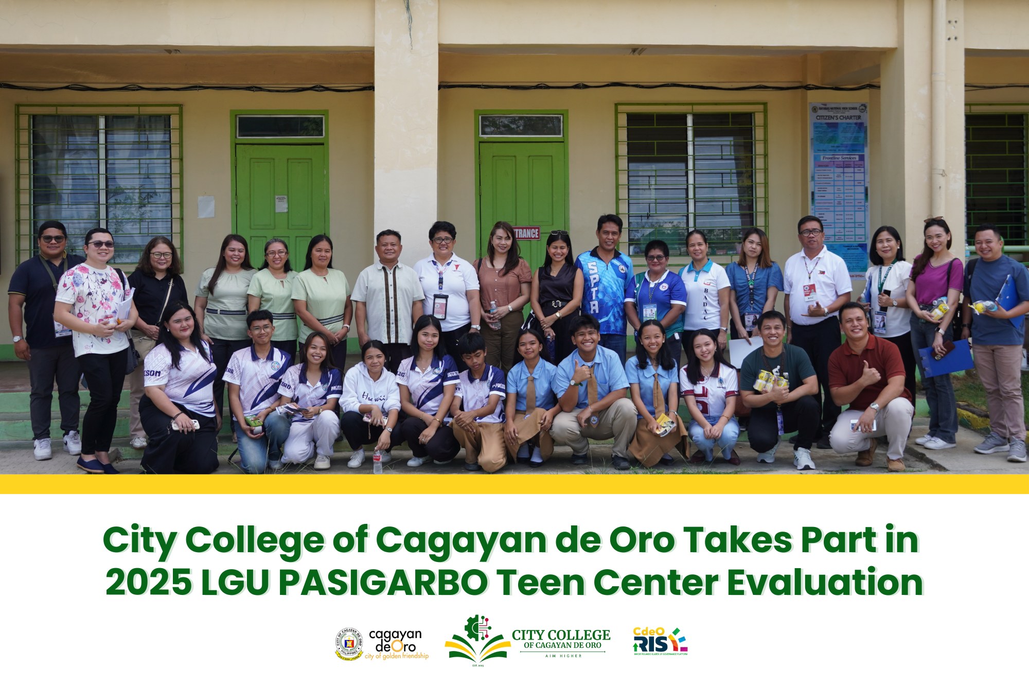 City College of Cagayan de Oro Takes Part in 2025 LGU Pasigarbo Teen Center Evaluation - Image 3