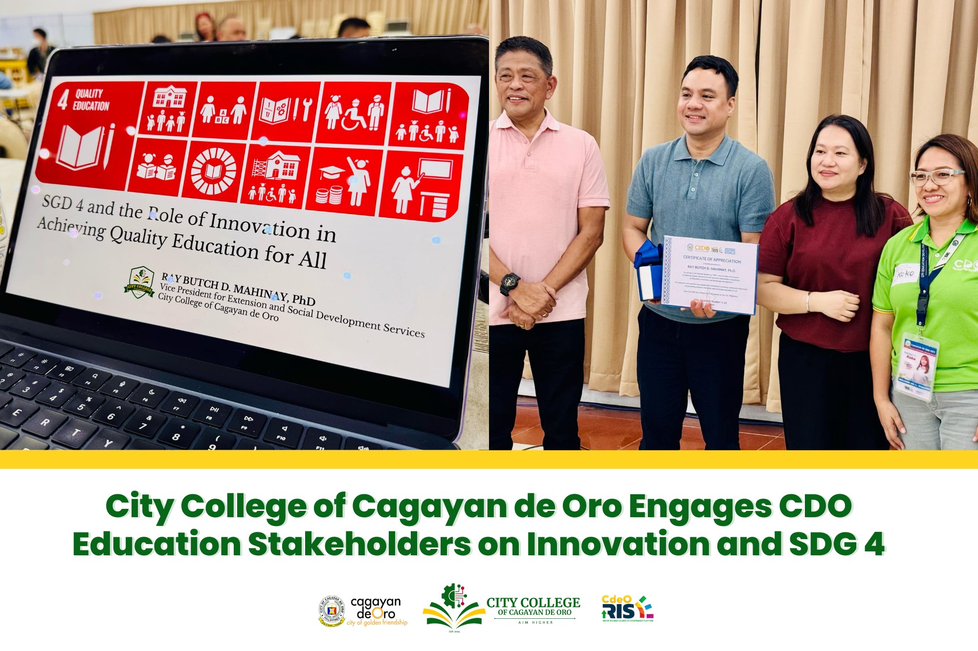 City College of Cagayan de Oro Engages CDO Education Stakeholders on Innovation and SDG 4 - Image 3