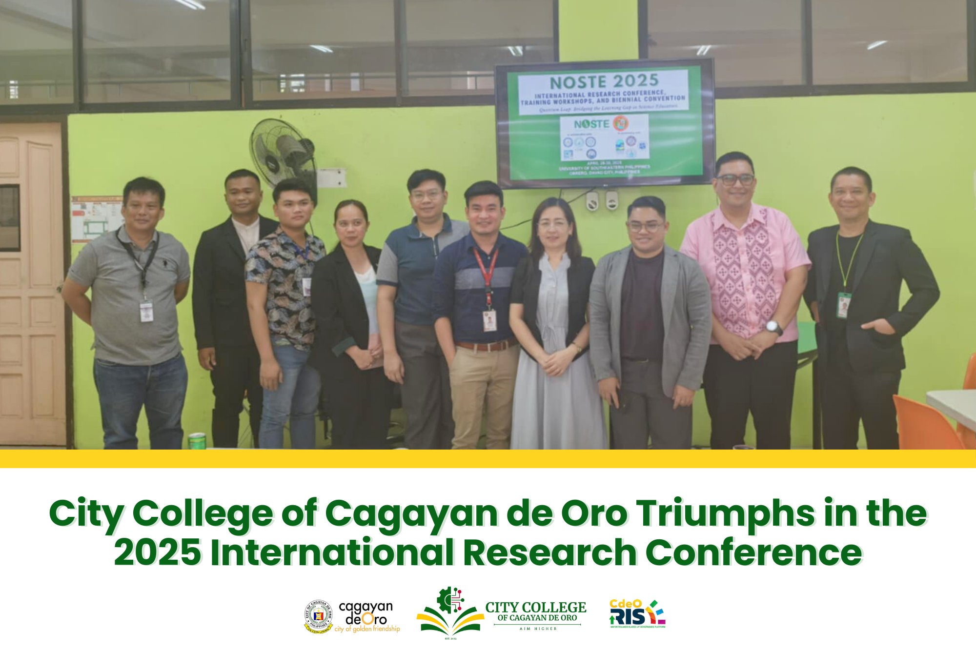 City College of Cagayan de Oro Triumphs in the 2025 International Research Conference - Image 2