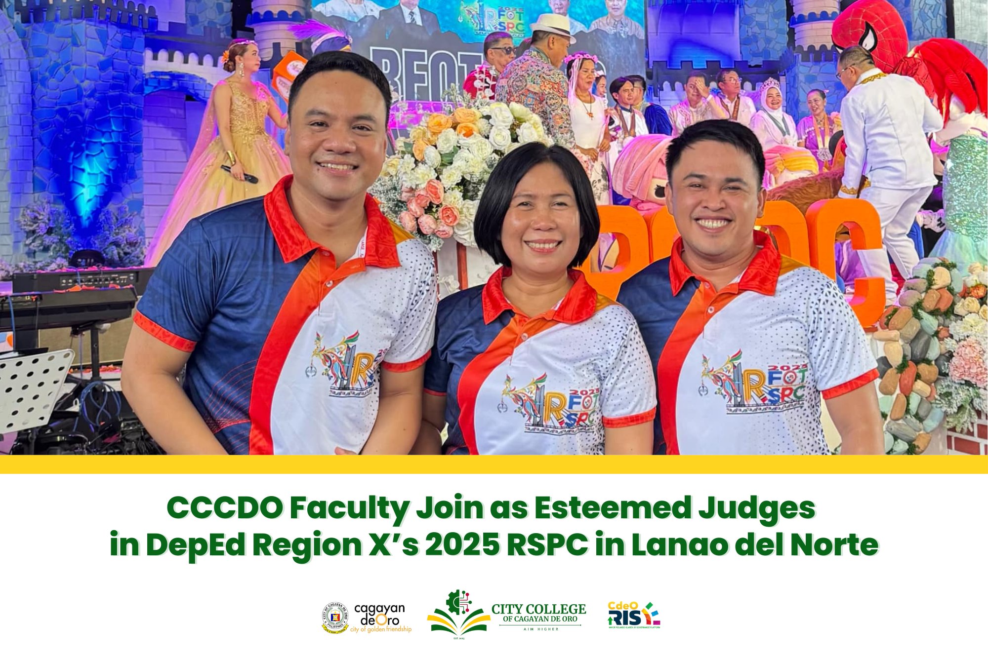 CCCDO Faculty Join as Esteemed Judges in DepEd Region X’s 2025 RSPC in Lanao del Norte - Image 2