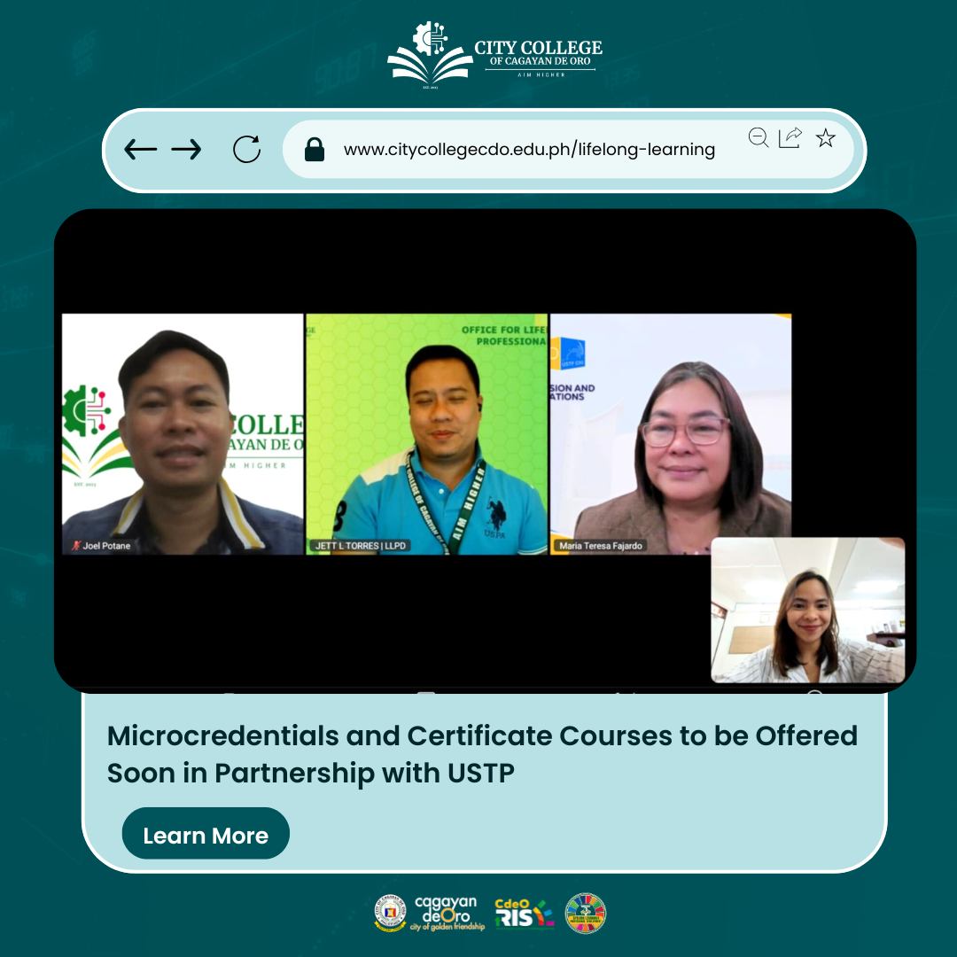 Microcredentials and Certificate Courses to be Offered Soon in Partnership with USTP - Image 1