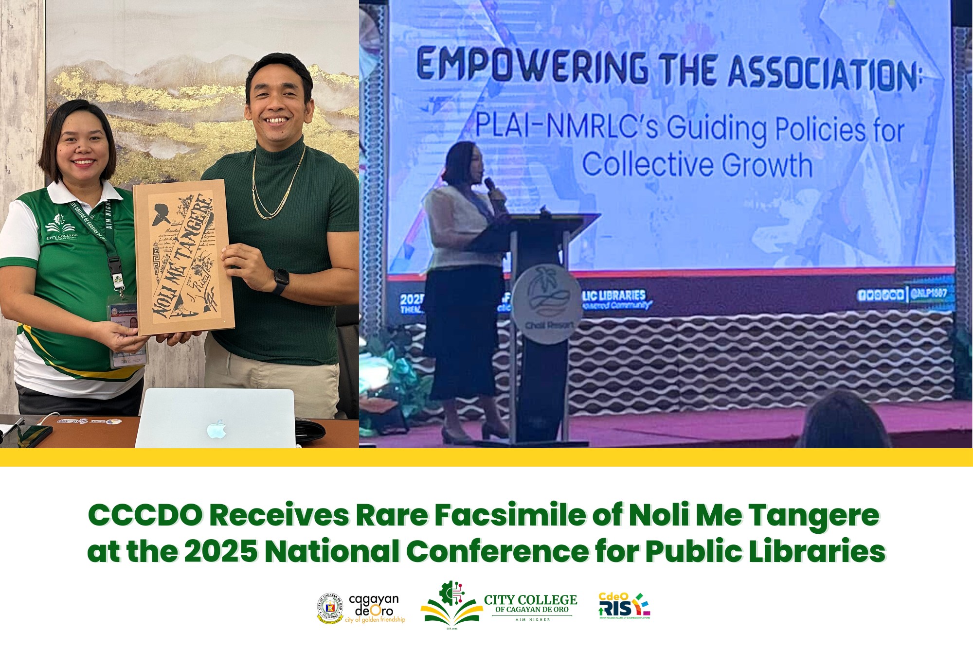 CCCDO Receives Rare Facsimile of *Noli Me Tangere* at the 2025 National Conference for Public Libraries - Image 2