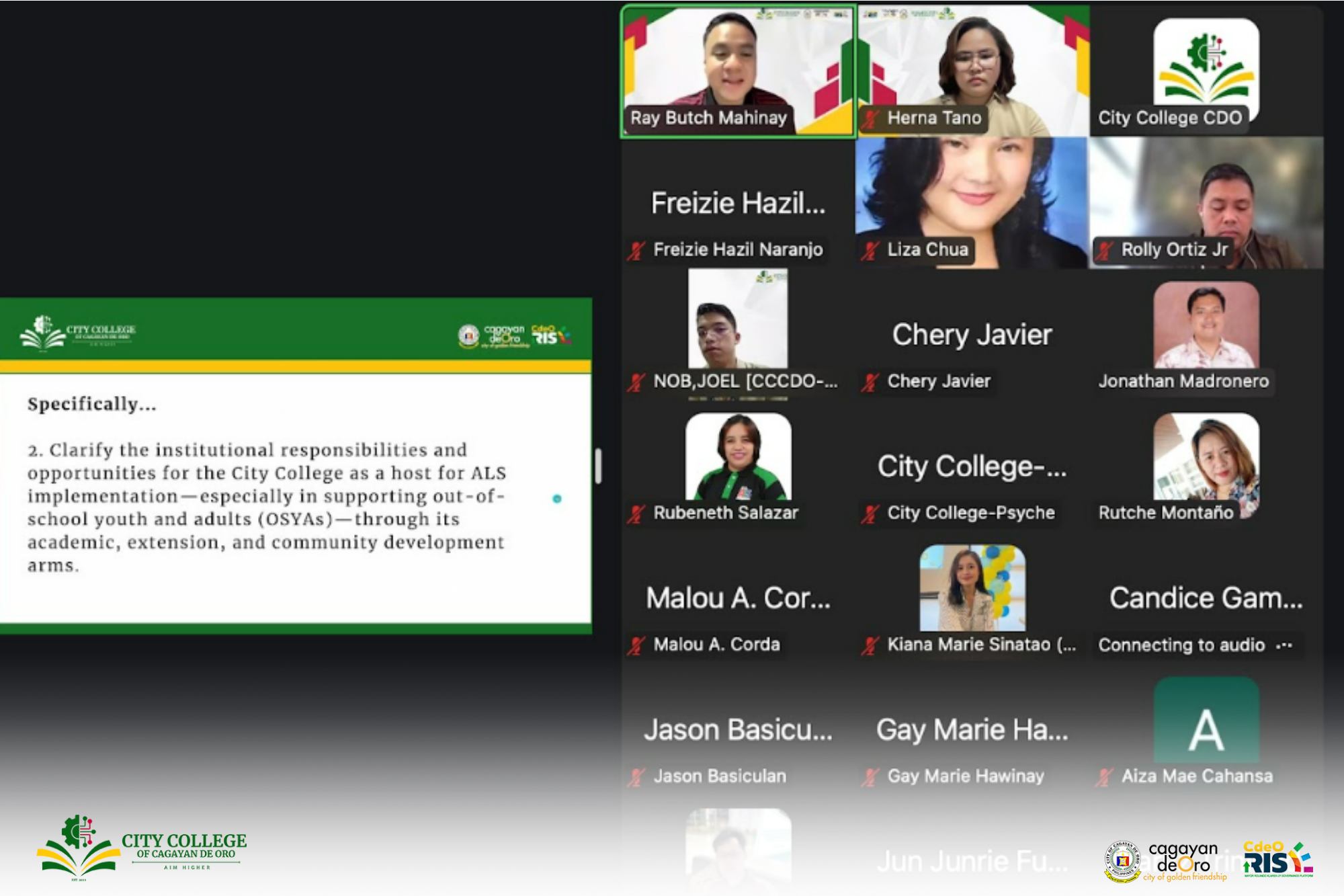 City College of Cagayan de Oro Advances Inclusive Education through ALS Orientation Seminar