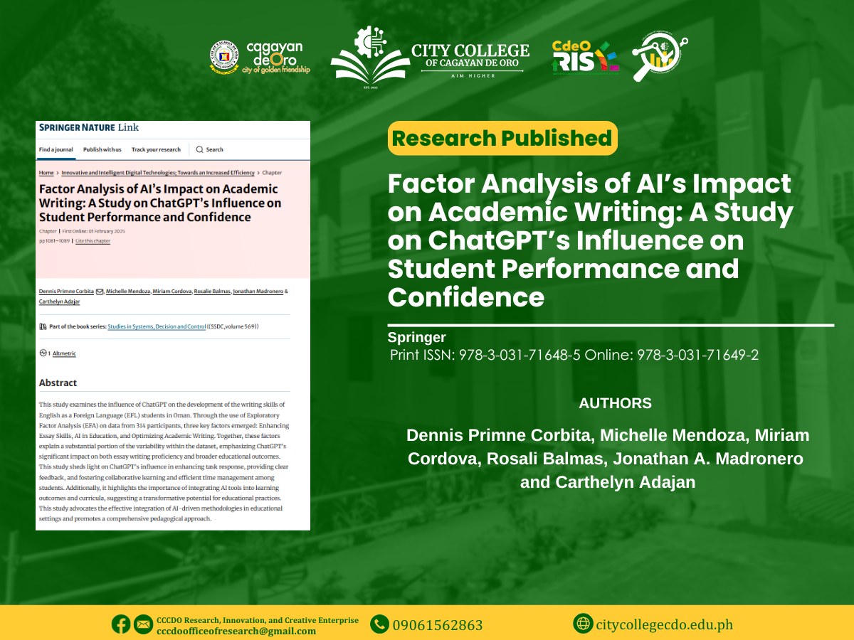 RESEARCH PUBLICATION ALERT!!! - Image 1