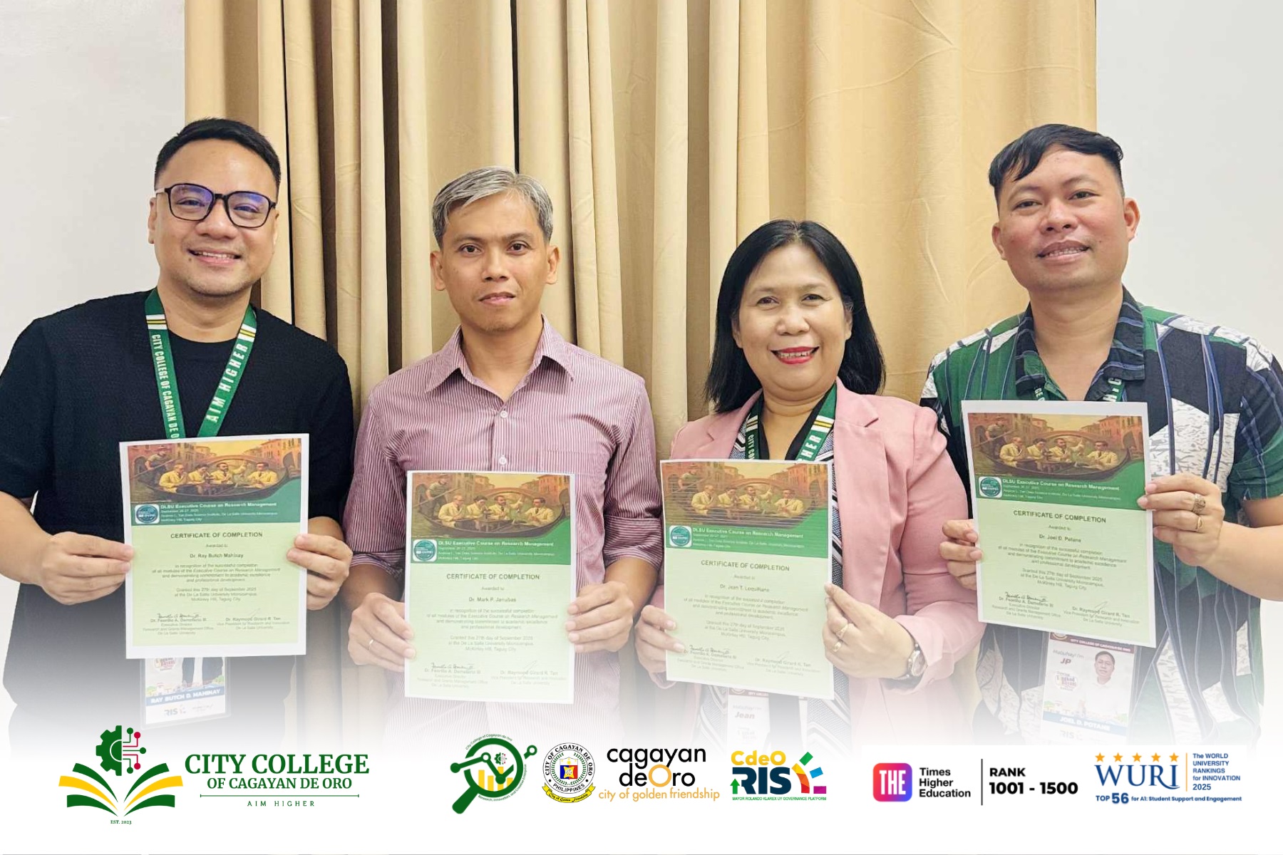 CCCDO Leaders Complete DLSU Executive Course, Boosting Research Management for SDG Alignment - Image 1