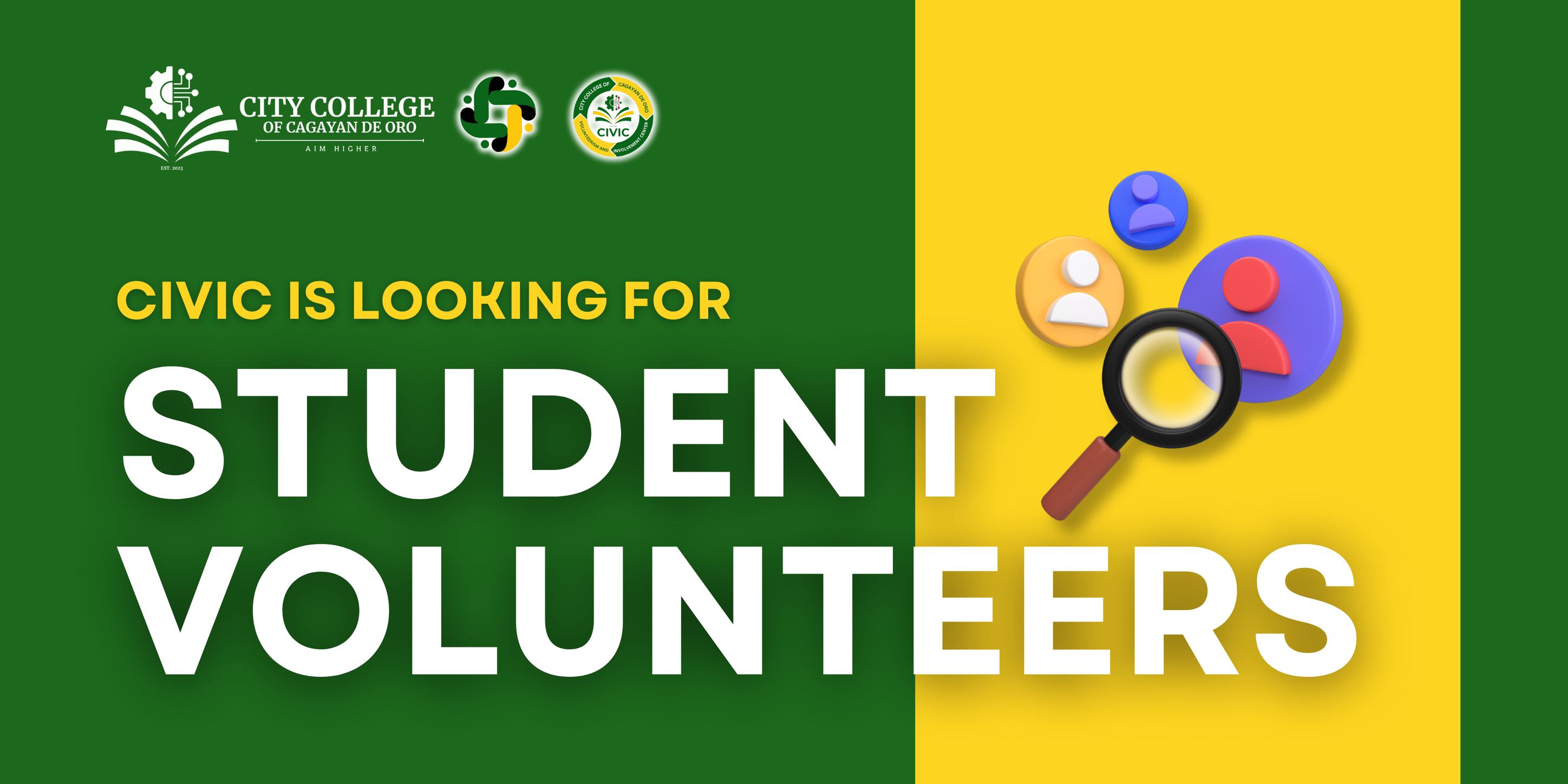 Make Your Mark, Volunteer with CIVIC!