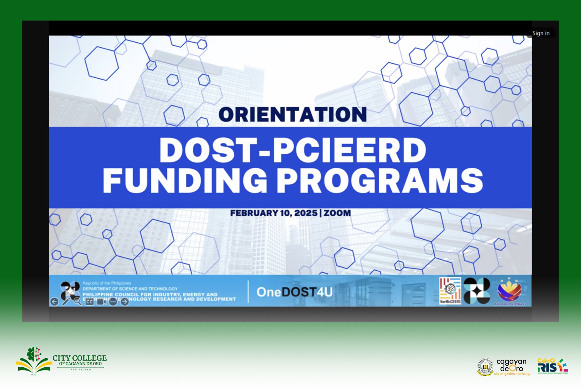 City College of CDO Explores Research Funding Opportunities with DOST-PCIEERD - Image 1
