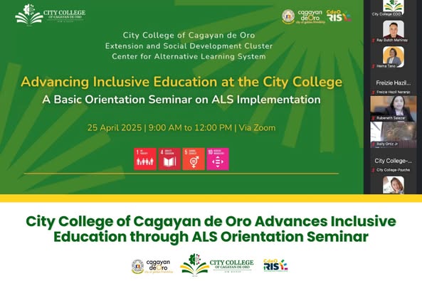 City College of Cagayan de Oro Advances Inclusive Education through ALS Orientation Seminar