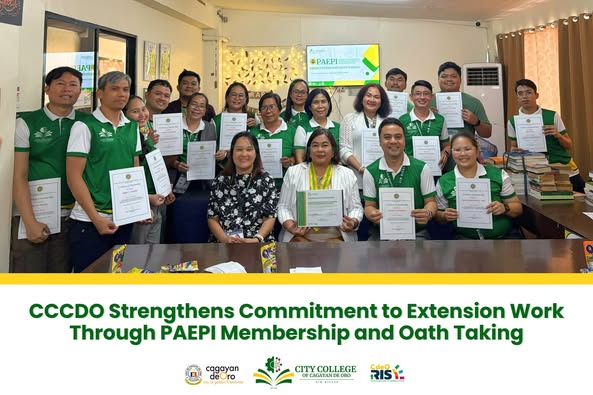 CCCDO Strengthens Commitment to Extension Work Through PAEPI Membership and Oath Taking