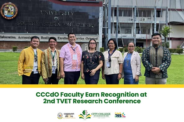 CCCDO Faculty Earn Recognition at 2nd TVET Research Conference