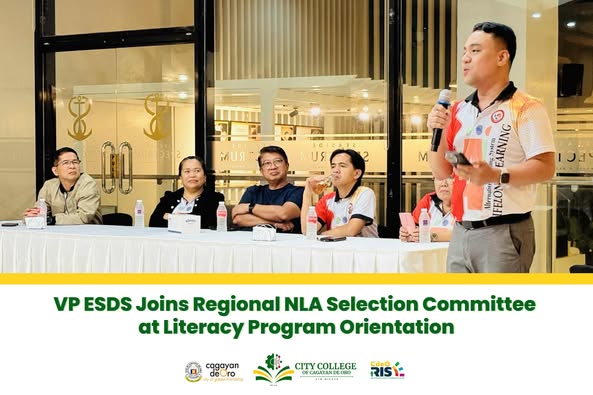 VP ESDS Joins Regional NLA Selection Committee at Literacy Program Orientation