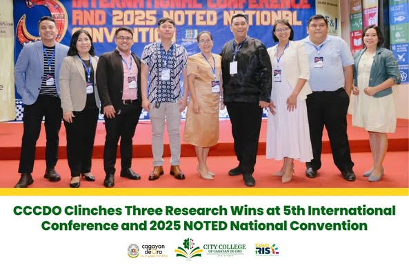 𝐂𝐂𝐂𝐃𝐎 Clinches Three Research Wins at 5th International Conference and 2025 NOTED National Convention