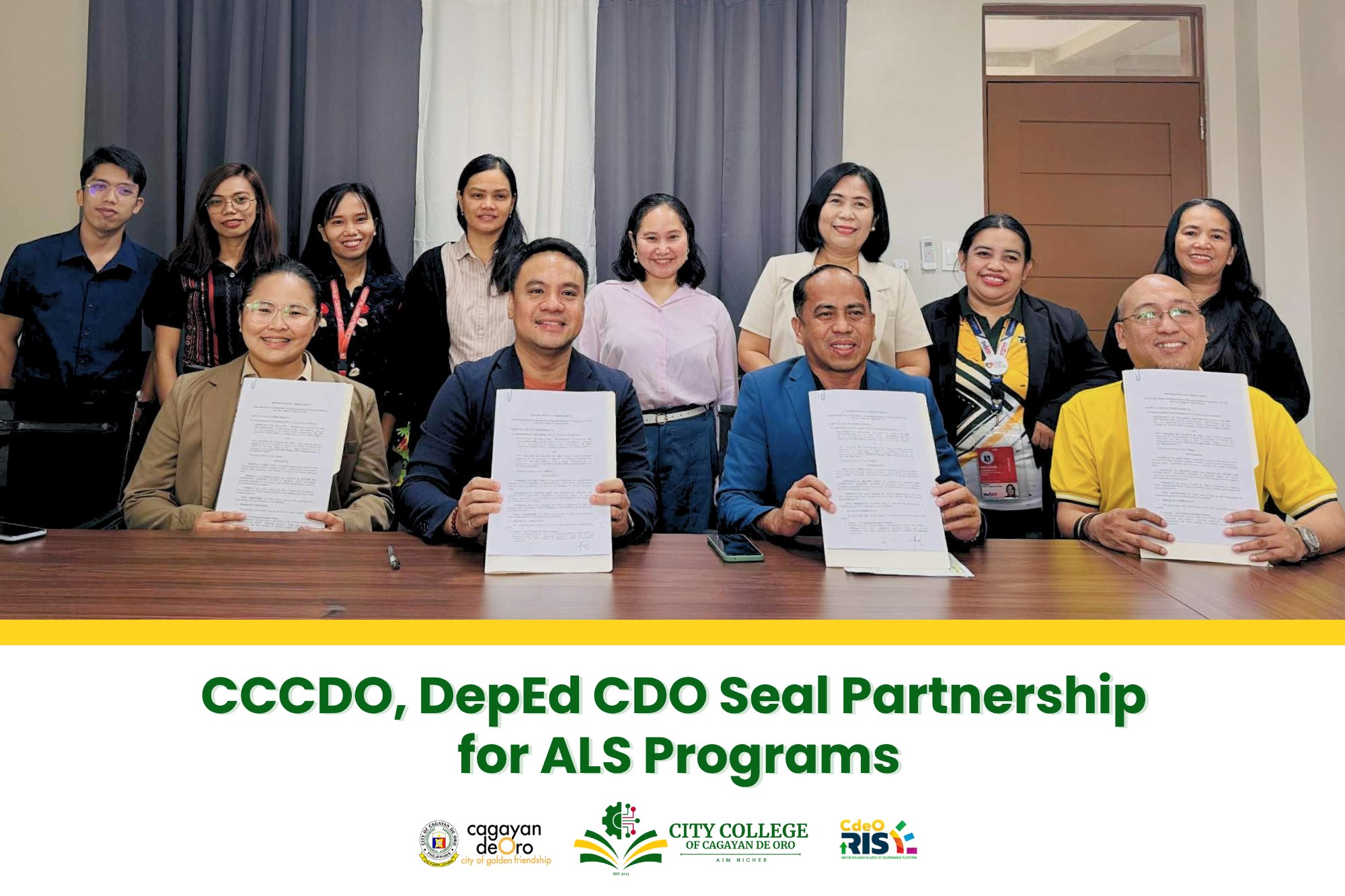 CCCDO, DepEd CDO Seal Partnership for ALS Programs