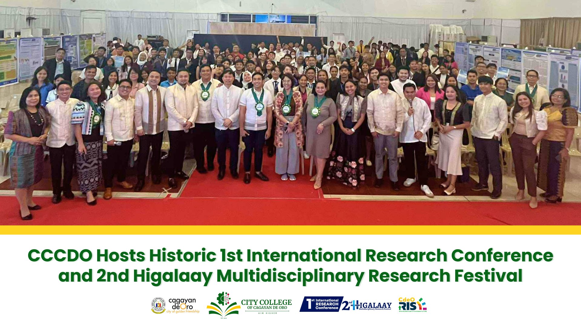 CCCDO Hosts Historic 1st International Research Conference and 2nd Higalaay Multidisciplinary Research Festival