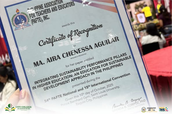 Dr. Aguilar Presents Sustainability Research at PAFTE National Conference 2025 - Image 2