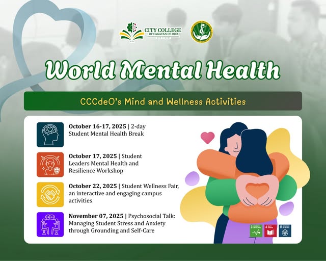 CCCdeO Gears Up for World Mental Health Awareness Month!