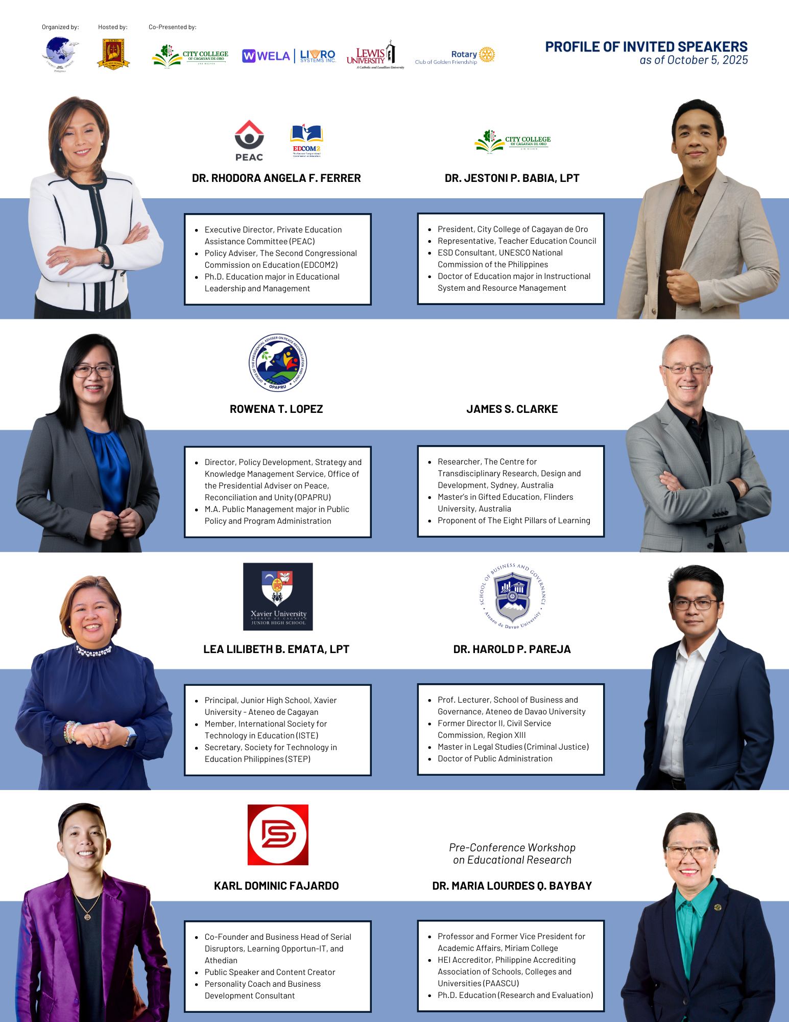Meet the Speakers of the 3rd International Conference & 24th National Convention!