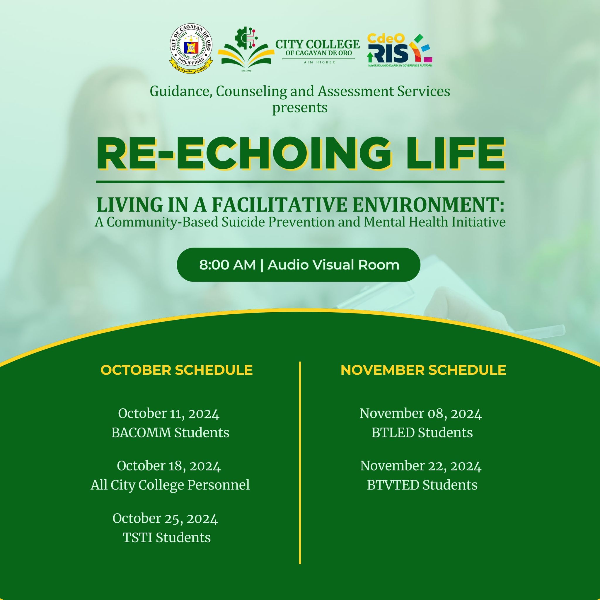 Join us in Re-echoing LIFE