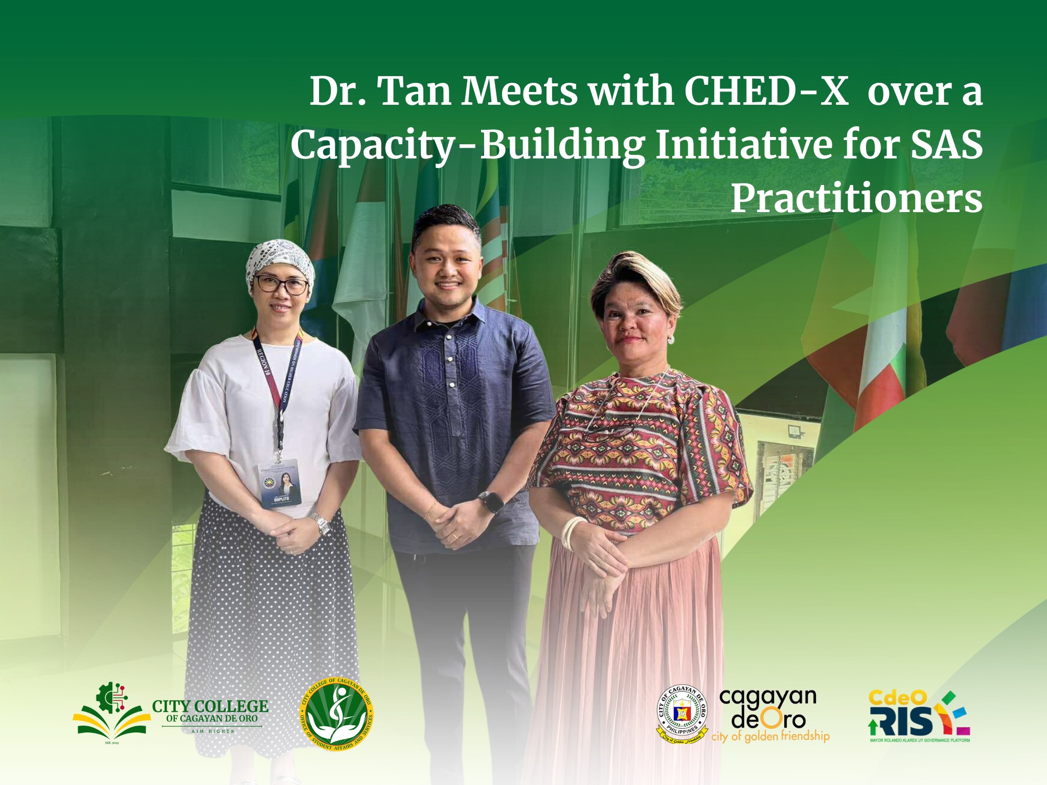 Dr. Tan Meets with CHED-X over a Capacity-Building Initiative for SAS Practitioners - Image 1