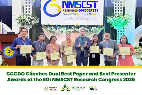CCCDO Clinches Dual Best Paper and Best Presenter Awards at the 6th NMSCST Research Congress 2025
