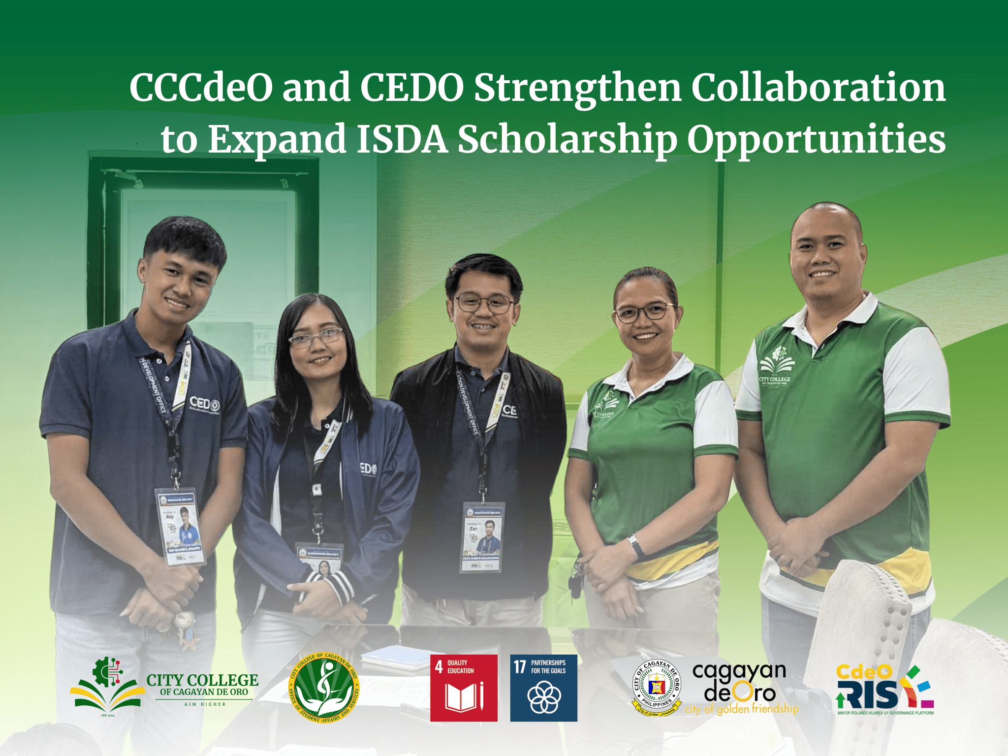 CCCdeO and CEDO Strengthen Collaboration to Expand ISDA Scholarship Opportunities - Image 1