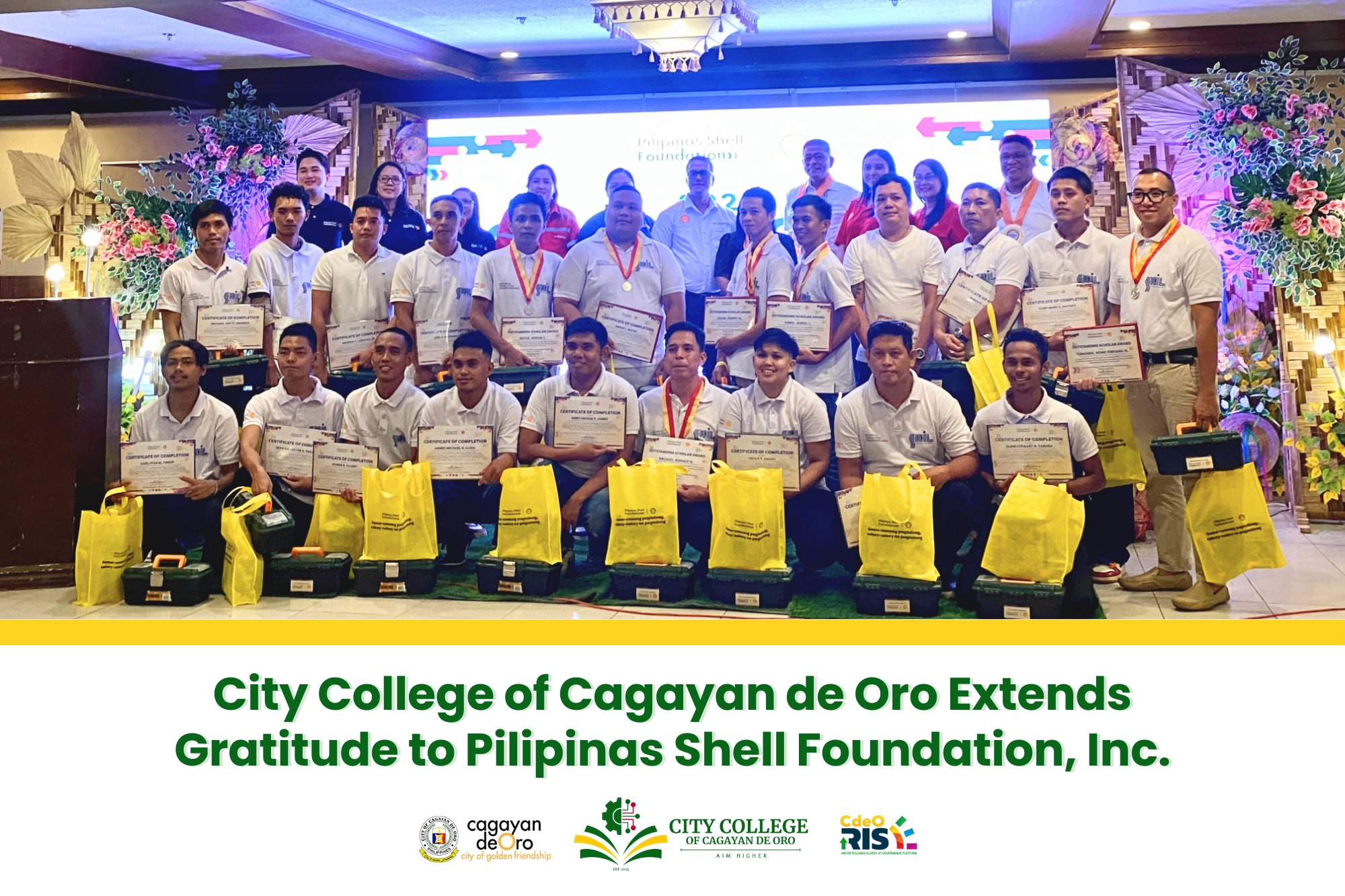 City College of Cagayan de Oro Extends Gratitude to Pilipinas Shell Foundation, Inc. - Image 2