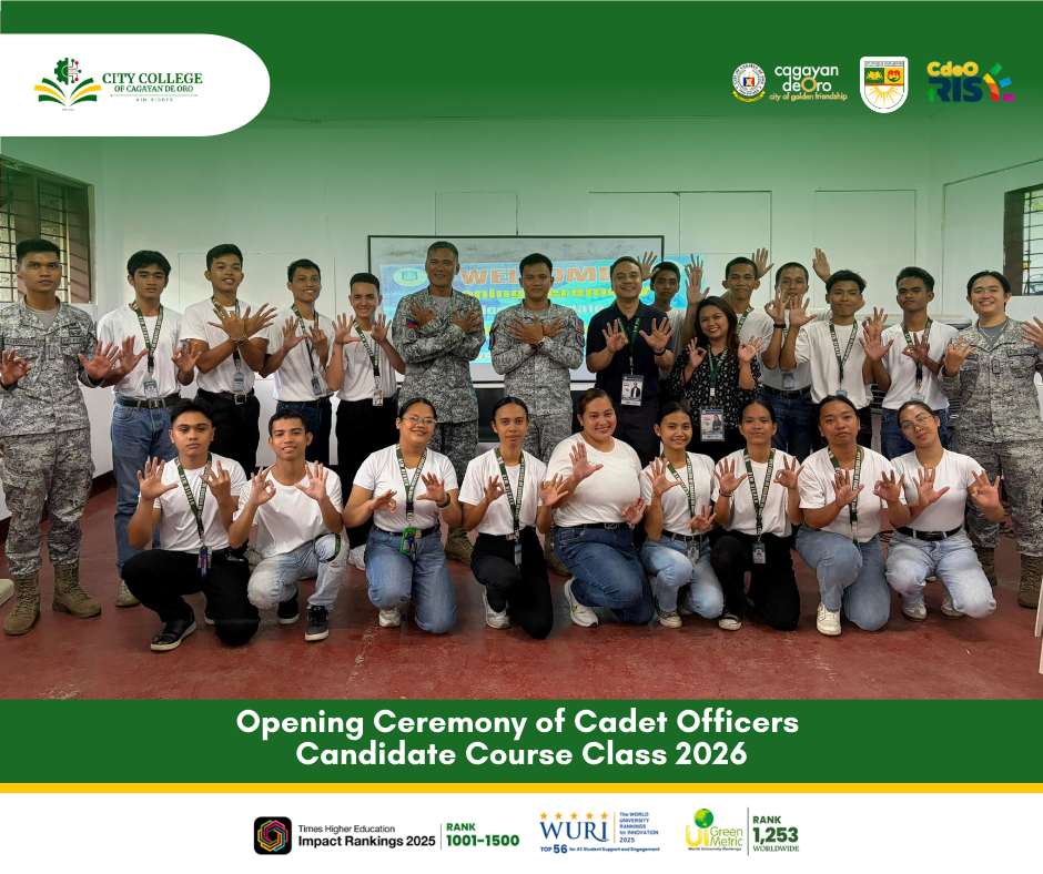Opening Ceremony of Cadet Officers Candidate Course (COCC) Class 2026