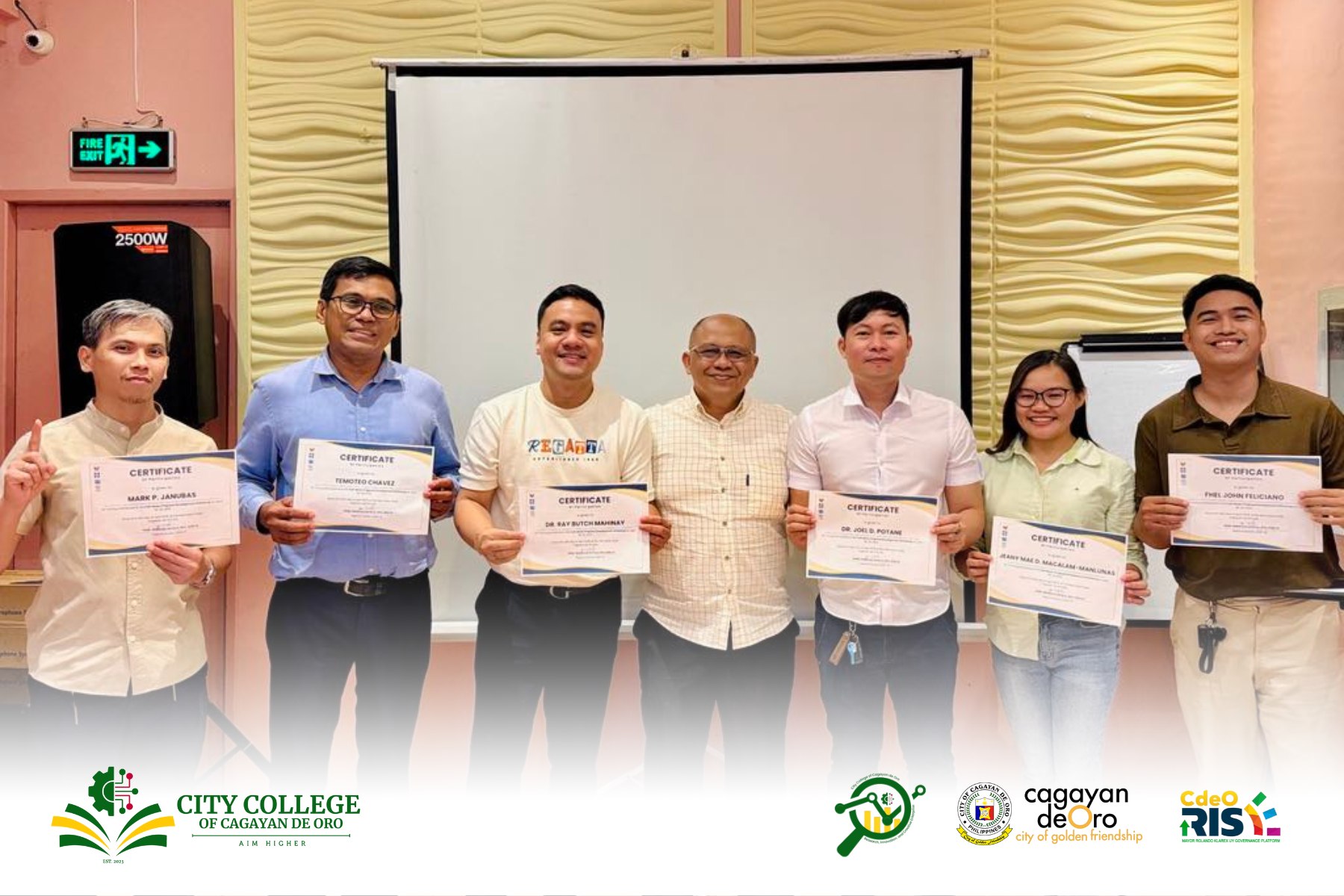 The City College of Cagayan de Oro proudly celebrates the participation of its faculty researchers in the Full-Blown Proposal Development Writeshop - Image 1
