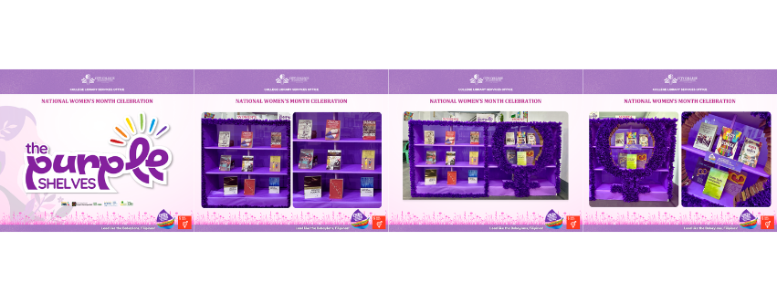 Celebrating Women’s Leadership: College Library Services Office Highlights Purple Shelves Campaign