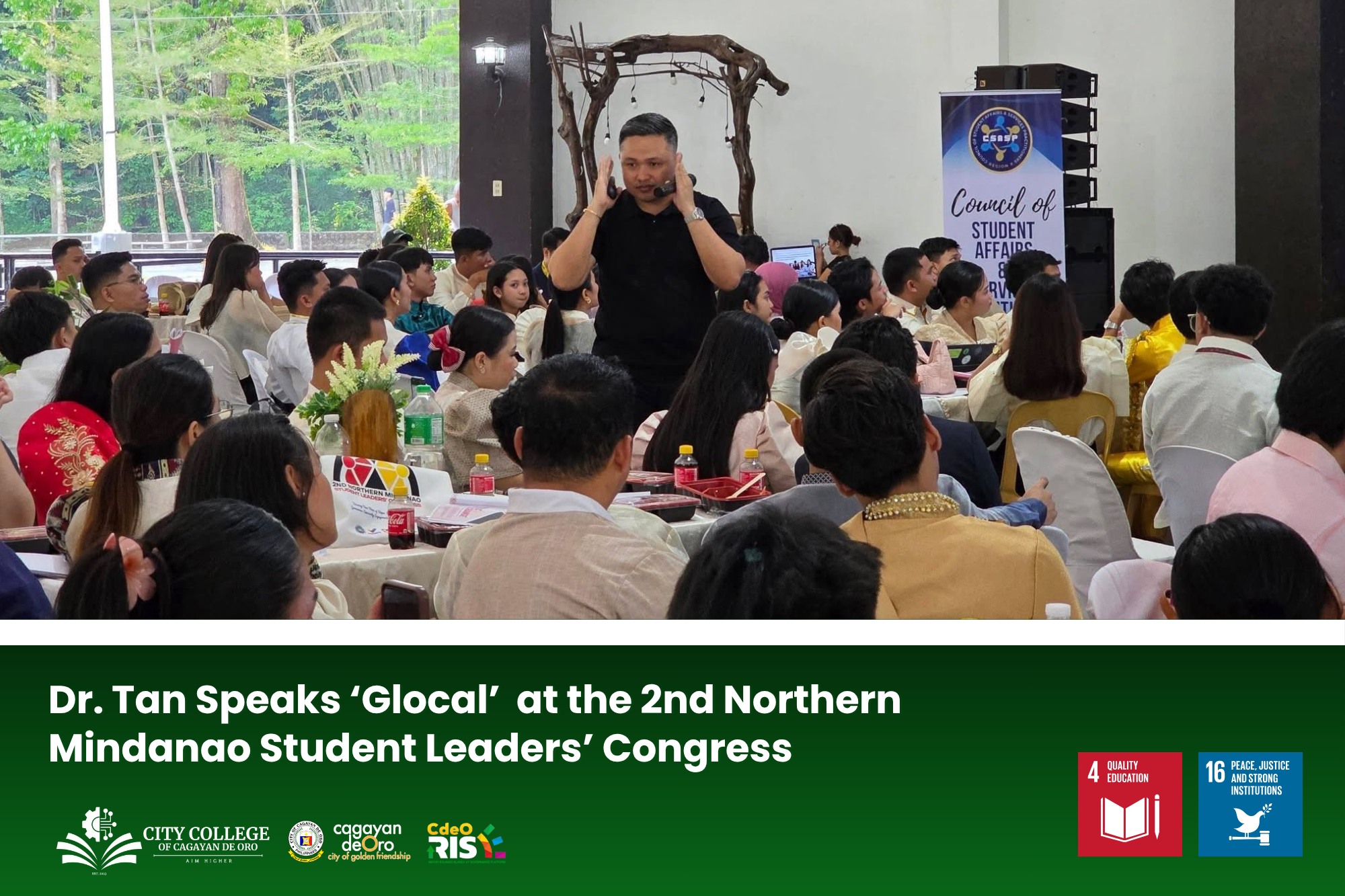 Dr. Tan Speaks “Glocal” at the 2nd Northern Mindanao Student Leaders’ Congress - Image 2