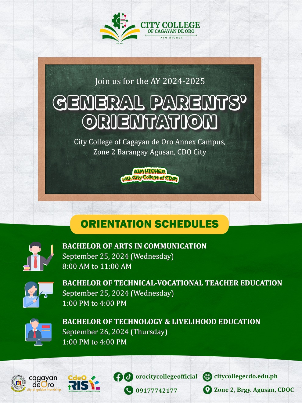 General Parents’ Orientation 2024-2025