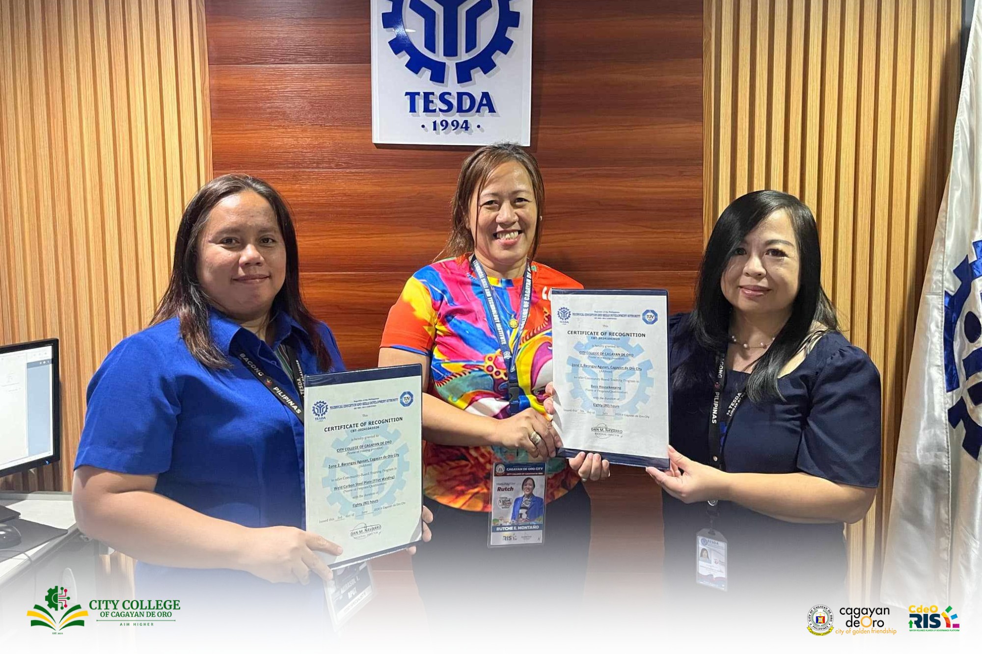 TESDA Certification of Mobile and Community-Based Training