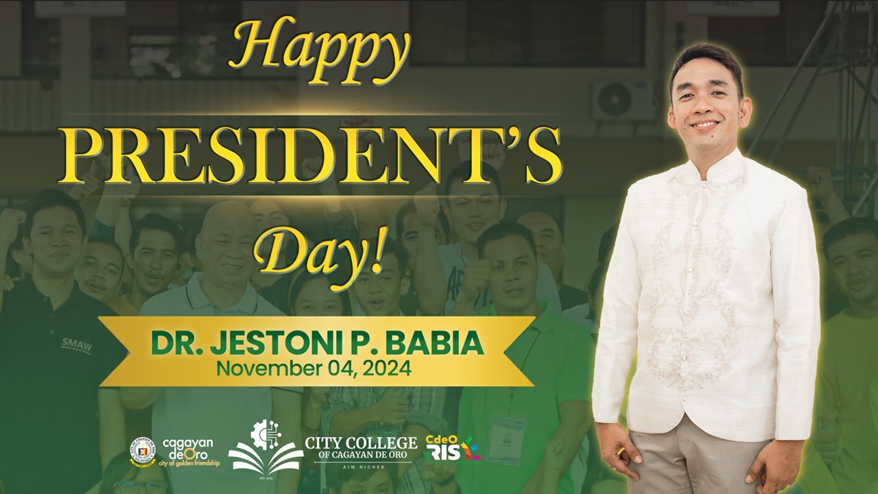 Happy President's Day, Dr. Jestoni Babia!