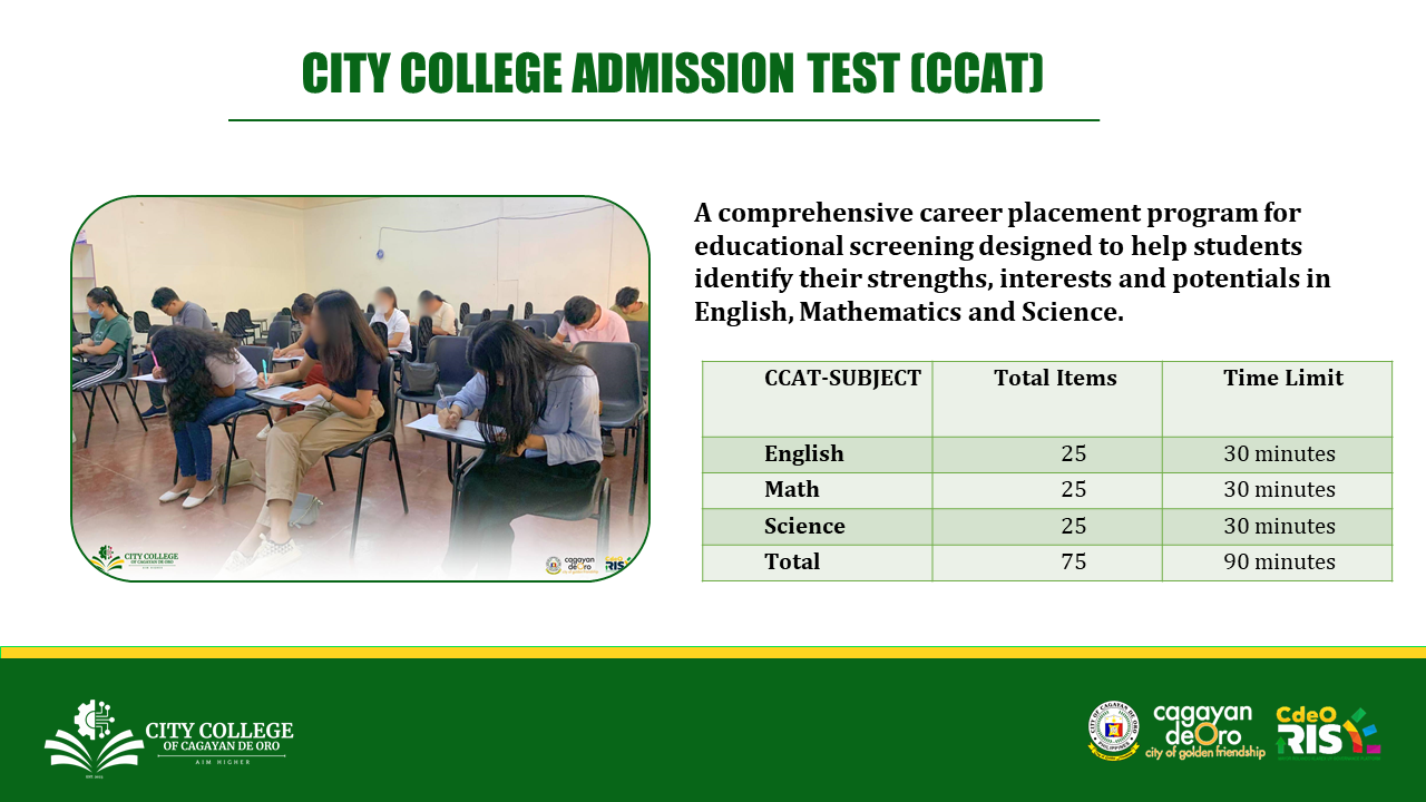 CCAT Information