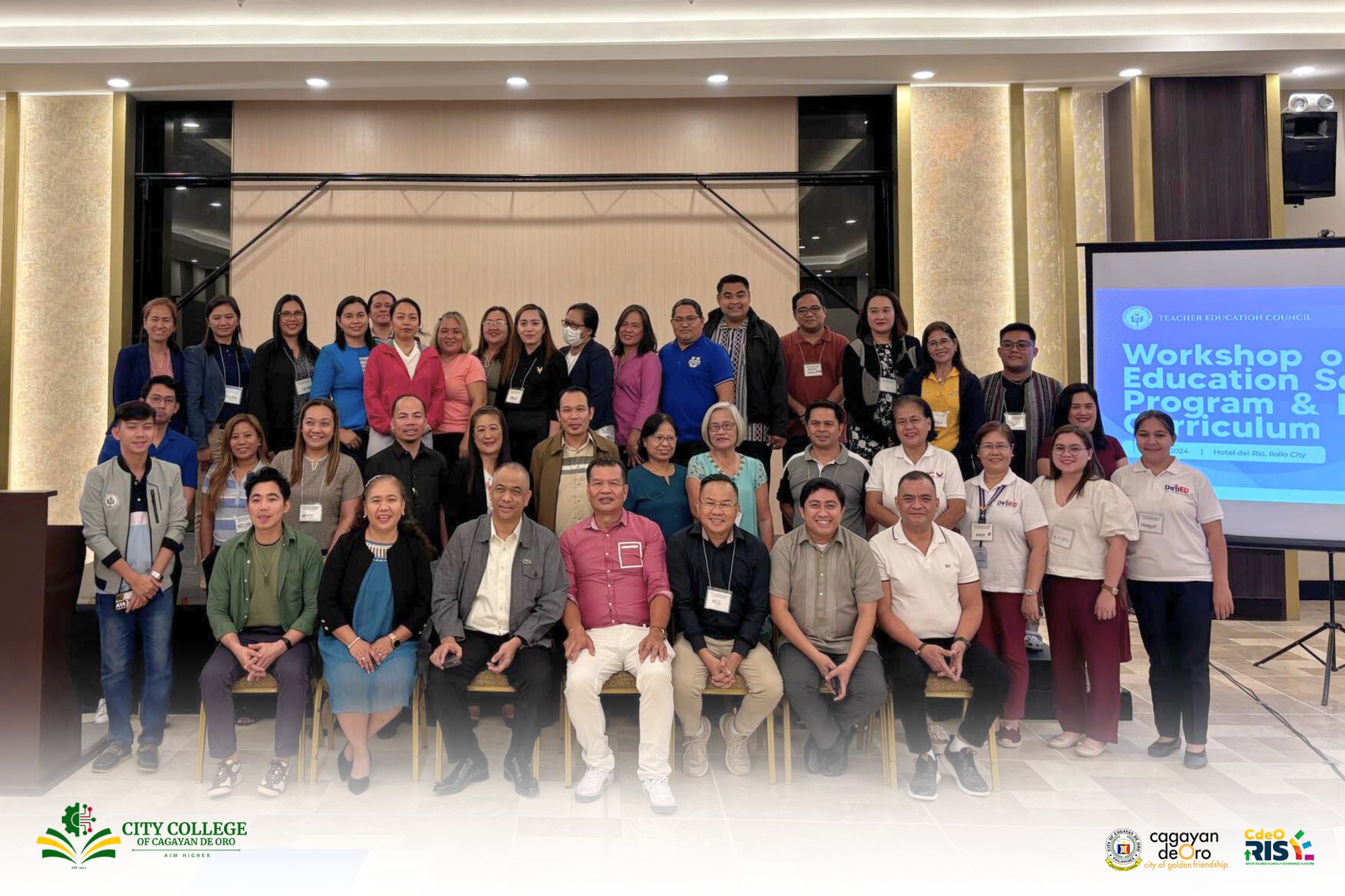 CCCDO faculty members at the TEC workshop