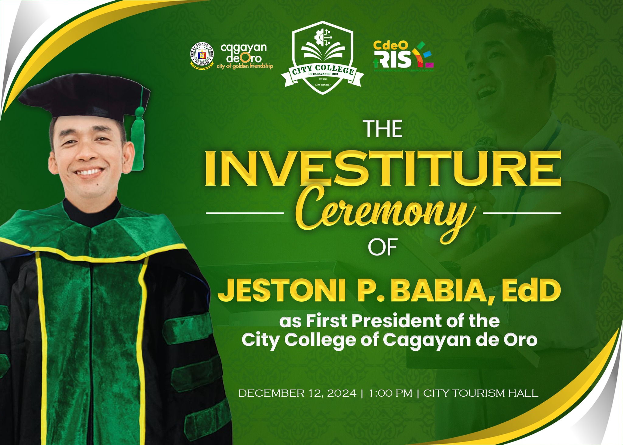 Investiture Ceremony of Dr. Jestoni P. Babia