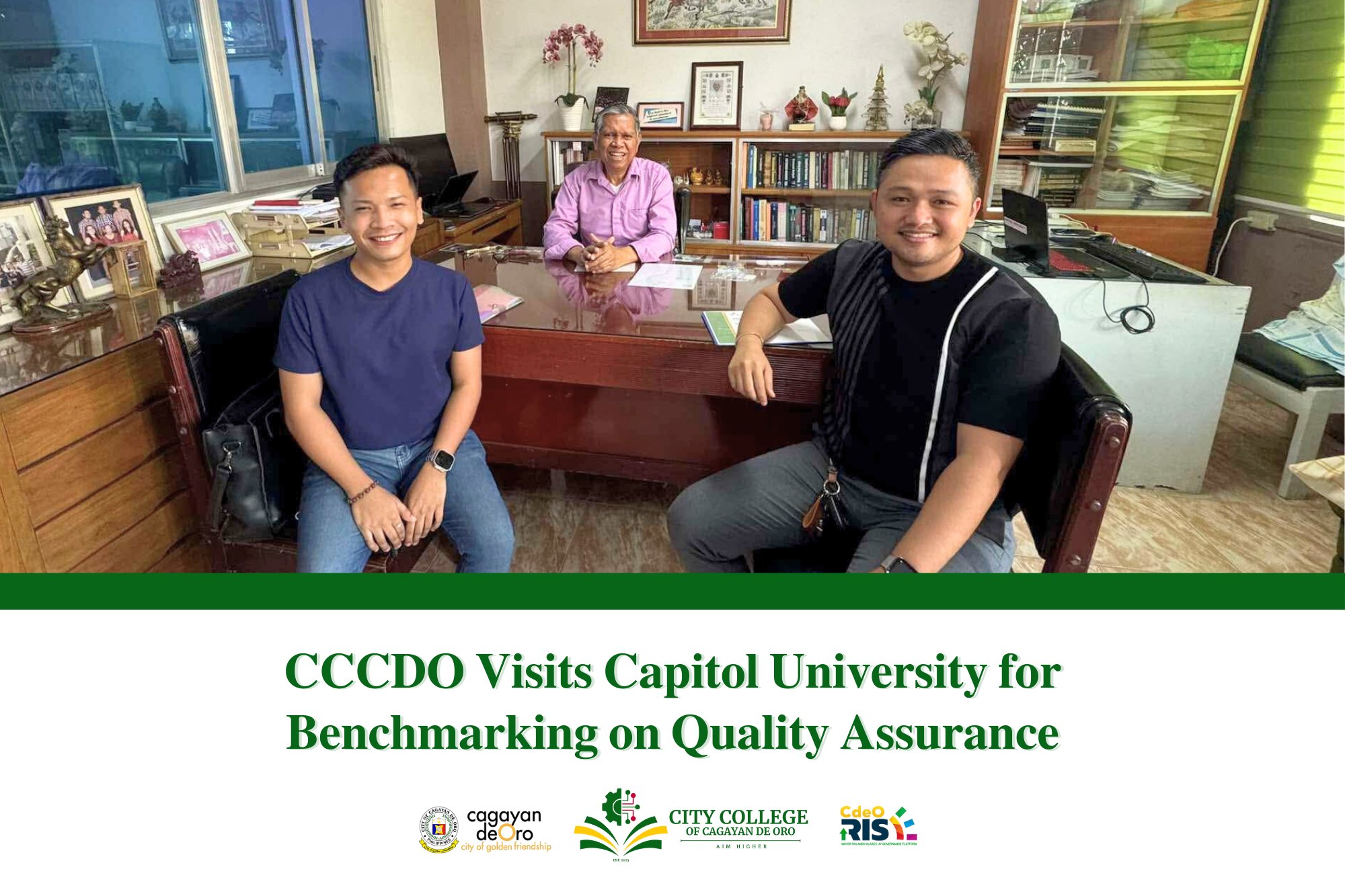 CCCDO Visits Capitol University for Benchmarking