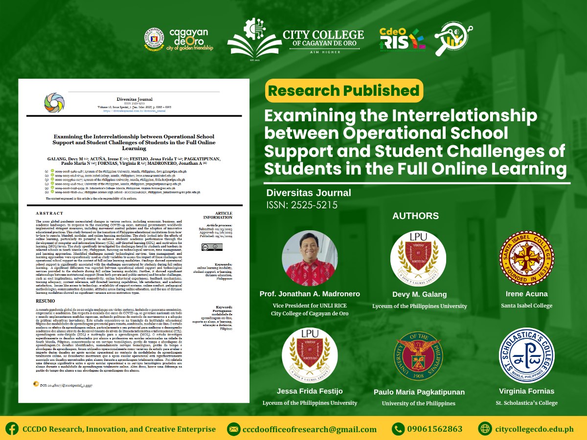 Research Publication by Prof. Madronero