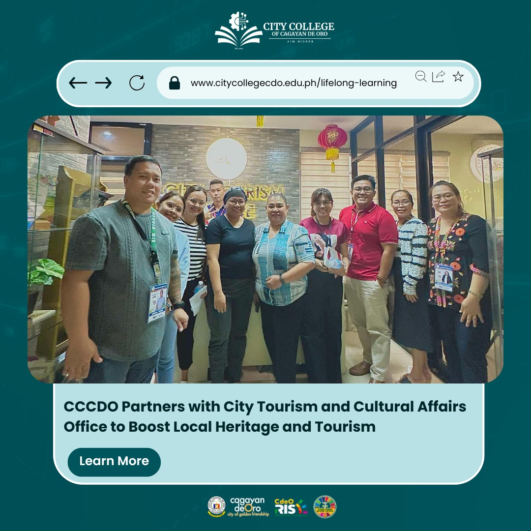 City College of CDO Partnership with City Tourism and Cultural Affairs Office