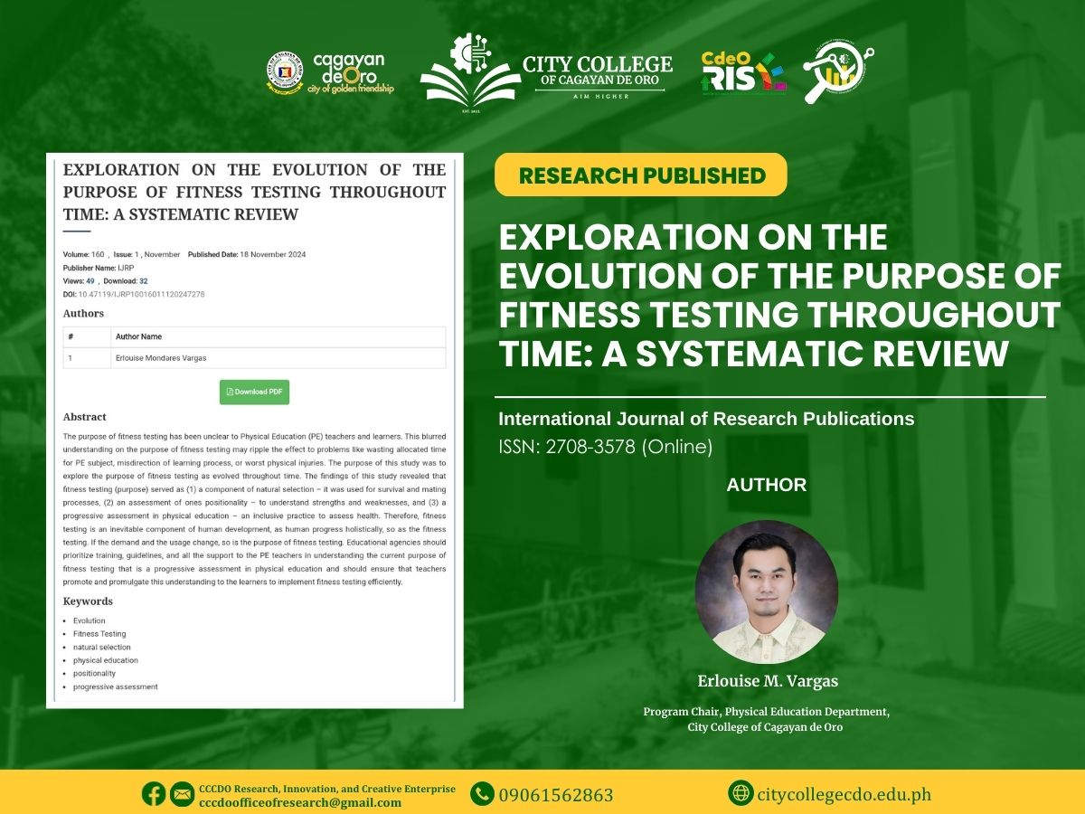 Exploration on the Evolution of Fitness Testing